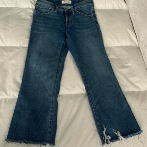Women’s Madewell, Cali Demi-Boot Jean, size 26 Petite